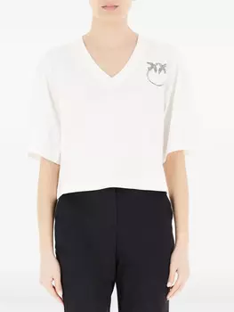 Футболка из хлопка PINKO, белый
