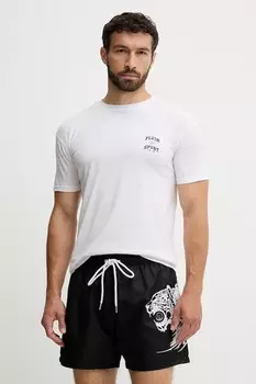 Футболка из хлопка Plein Sport, белый