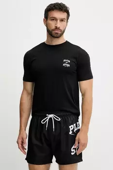 Футболка из хлопка Plein Sport, черный