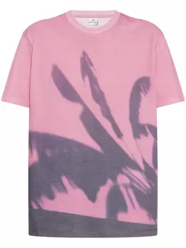 Футболка из хлопка PS Paul Smith, розовый