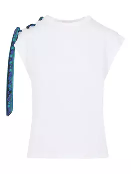 Футболка из хлопка PUCCI, белый