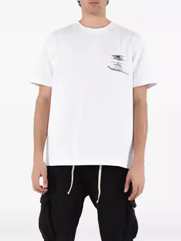 Футболка из хлопка Purple Brand, белый