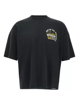 Футболка из хлопка Represent, черный