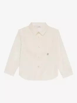 Футболка из хлопка Roberto Cavalli Junior, нейтральный