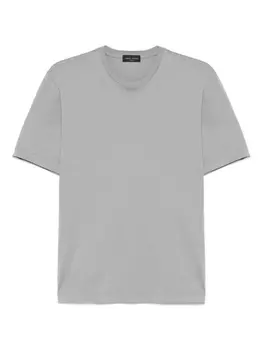 Футболка из хлопка Roberto Collina, серый