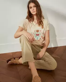 Футболка из хлопка с американской проймой Southern Cotton, белый