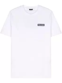 Футболка из хлопка с аппликацией-логотипом Paul & Shark, белый