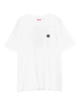 Футболка из хлопка с цветочным узором Boke Flower KENZO, белый