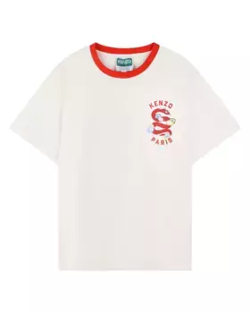 Футболка из хлопка с коротким рукавом Kenzo Kids, многоцветный