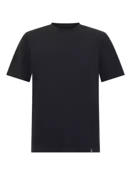 Футболка из хлопка с короткими рукавами Boggi Milano, серый