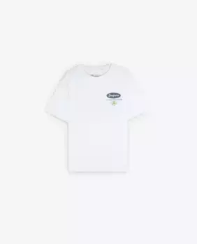 Футболка из хлопка с короткими рукавами для мальчиков Scalpers, белый