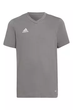 Футболка из хлопка с логотипом Adidas Performance, серый
