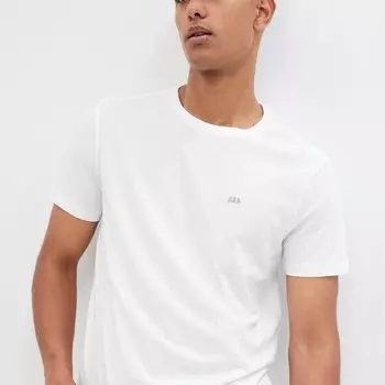 Футболка из хлопка с логотипом Gap, белый