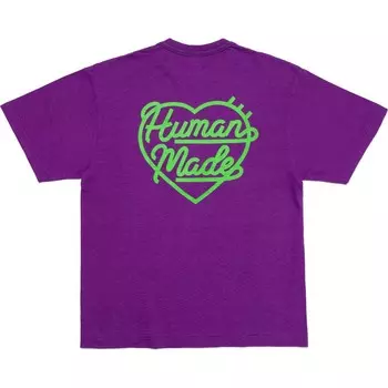 Футболка из хлопка с логотипом Human Made, синий