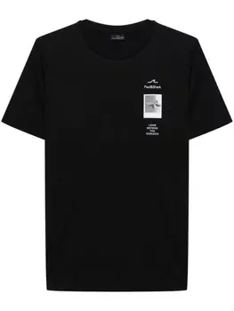 Футболка из хлопка с логотипом Paul & Shark, черный