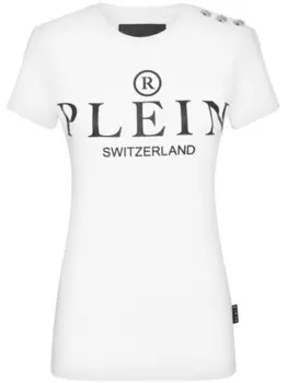 Футболка из хлопка с логотипом Philipp Plein