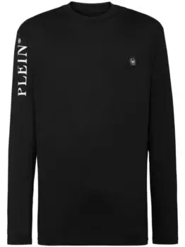 Футболка из хлопка с логотипом Philipp Plein, черный