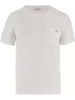 Футболка из хлопка с логотипом Valentino Garavani, белый