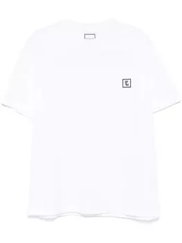 Футболка из хлопка с логотипом Wooyoungmi, белый