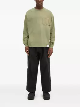 Футболка из хлопка с надписью «Neighborhood», зеленый