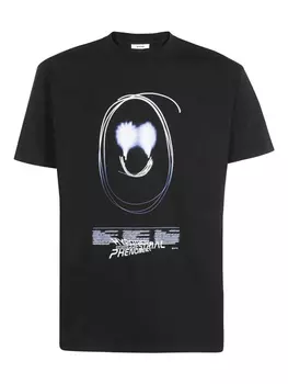 Футболка из хлопка с принтом EYTYS, черный