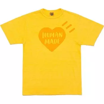 Футболка из хлопка с принтом «Сердце» Human Made, зеленый