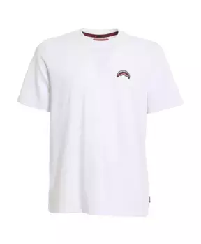 Футболка из хлопка с японской волной Sprayground, белый