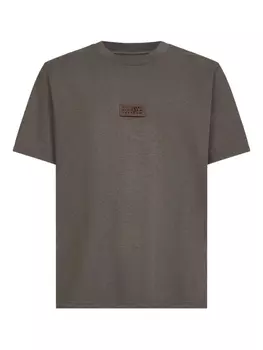 Футболка из хлопка с рисунком в виде цифр MM6 Maison Margiela, нейтральный