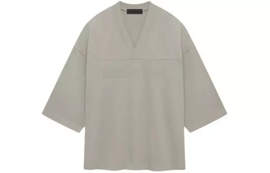 Футболка из хлопка с тиснением логотипа Fear Of God Essentials, цвет Seal