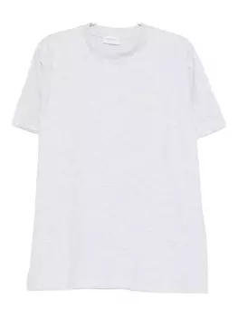 Футболка из хлопка с вышивкой Family First, серый