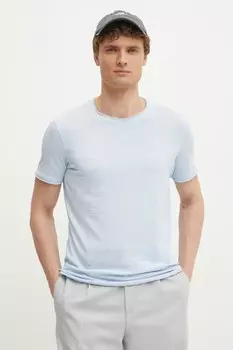 Футболка из хлопка Sisley, синий