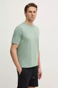 Футболка из хлопка Sisley, зеленый