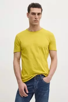 Футболка из хлопка Sisley, зеленый