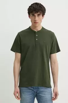 Футболка из хлопка SS HM HENLEY Levi'S, зеленый