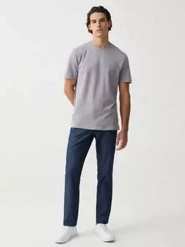 Футболка из хлопка стрейч с круглым вырезом Ovs, цвет ash grey