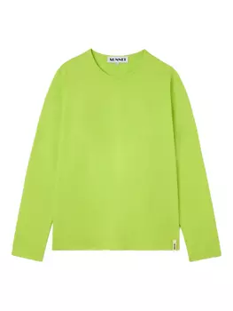 Футболка из хлопка Sunnei, зеленый