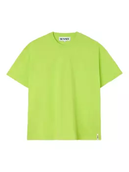 Футболка из хлопка Sunnei, зеленый