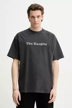 Футболка из хлопка The Kooples, серый