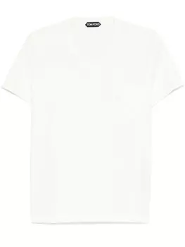 Футболка из хлопка TOM FORD, белый