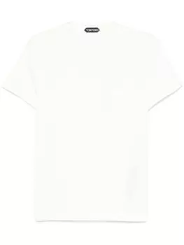 Футболка из хлопка TOM FORD, белый