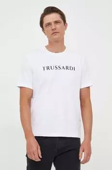 Футболка из хлопка Trussardi, белый