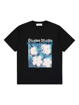 Футболка из хлопка tudes Studio, черный