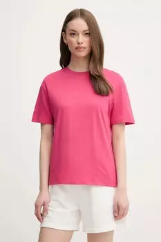 Футболка из хлопка United Colors Of Benetton, розовый