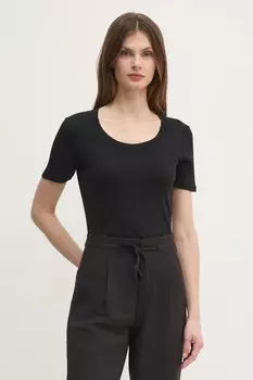 Футболка из хлопка United Colors Of Benetton, черный