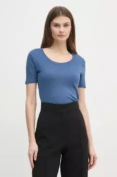 Футболка из хлопка United Colors Of Benetton, синий