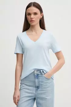 Футболка из хлопка United Colors Of Benetton, синий