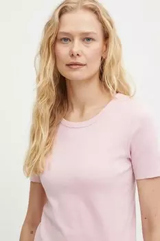 Футболка из хлопка United Colors Of Benetton, розовый