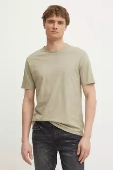 Футболка из хлопка United Colors Of Benetton, зеленый