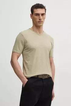 Футболка из хлопка United Colors Of Benetton, зеленый