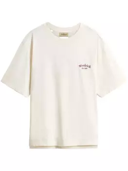 Футболка из хлопка Woolrich, белый